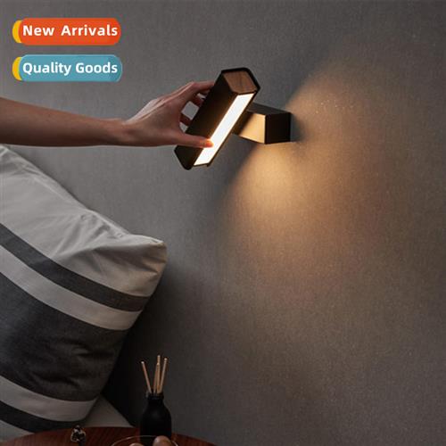 Scinavian minimalist study wall lamp modern hotel bedroom be