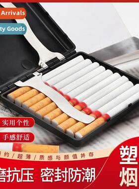 New ABS ultra-thin  20 clip cigarette case plastic protectiv