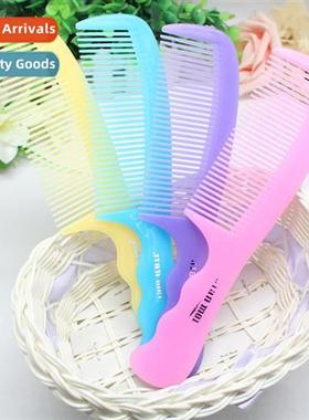 Colorful Hair Comb Jelly Color Thickened Plastic Hair Comb