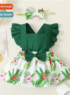 ins baby spring  autumn  2022 new n sleeveless solid color f