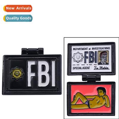 FBL film and televisi Simps reversible lapel pin comedy char