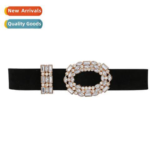 New simple creative rhineste alloy belt fashiable versatile