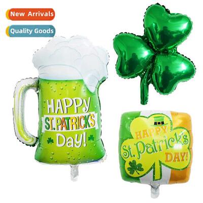 Ireland St Patricks Day Decorati Supplies Shamrock Aluminium