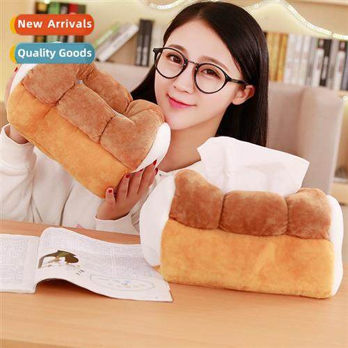 Carto creative simulati toast bread sliced bread paper towel