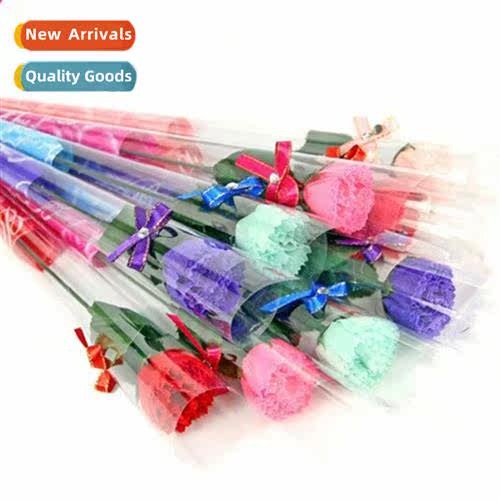 Soap Flower Single Carnati Mors Day Gift Mors Day Creative G