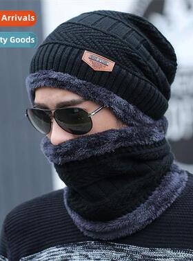 Hat mens winter warm wool cap thickened kn cap cycling windp