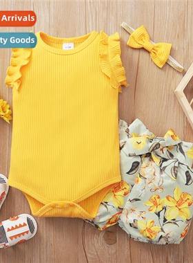 Girls spring  autumn  2022 new n solid color sleeveless top