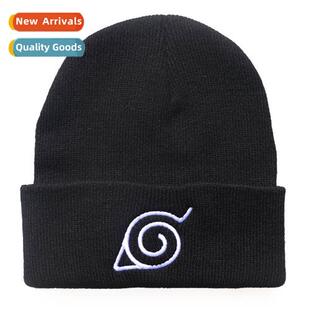 The new Xiangyun Naruto knted cap swirl wool cap anime men