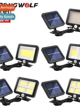 Spl Body Sensor Solar Wall Light 100LED Outdoor Garden Water