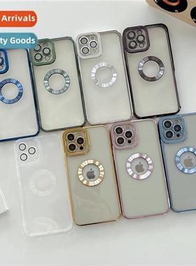 适用Apple 15ProMax Pupil Eye Plating 14 Transparent Soft iPh