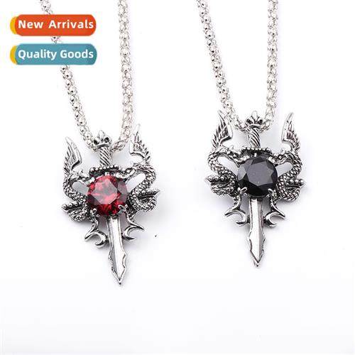 Europe and  Uned States fashi necklace retro double drag cro