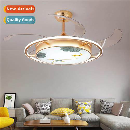 Scinavian fan light living room modern simple Chinese atmosp