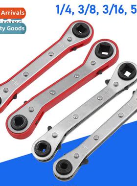 Double head square ratchet spanner Refrigerati equipment mai