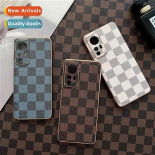 12spro 适用Xiaomi plating checkerboard Mix Ins pattern style