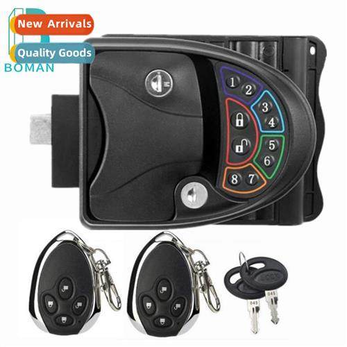 Intelligent RV lock electric code double remote ctrol zinc a
