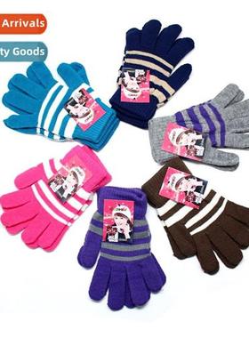 s new men  women knted gloves winter wool outdoor warm full-