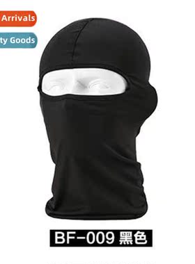 Summer outdoor sports riding hood ice silk sunscreen mask bi