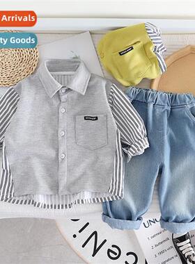 Childrens clothing 2023 fall secti boys su spring  fall chil