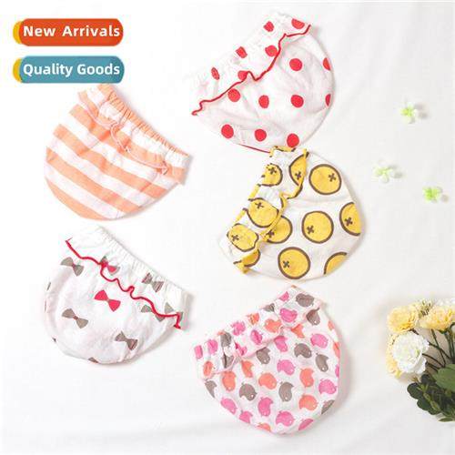 New cute boys  girls cott panties baby creative printing lac