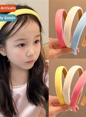 2023 new Korean childrens  bands ltle girl wide edge compres