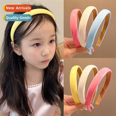 2023 new Korean childrens  bands ltle girl wide edge compres