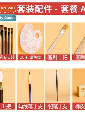 Acrylic paint set accessories brushes brushes outlining brus