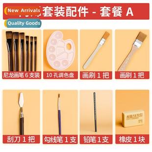 Acrylic paint set accessories brushes brushes outlining brus