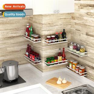 Kchen spice rack wall-mounted spice oil, salt, vinegar vine