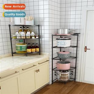 Kchen shelves household floor multi-layer corner ir storage