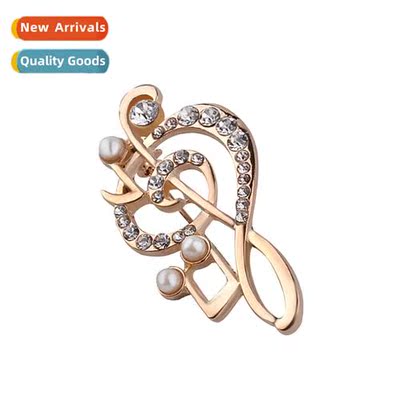 Europe and  Uned States fashi jewelry workers note brooch a