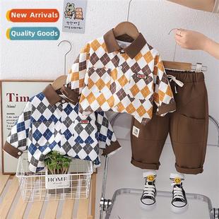 spring shirt childrens plaid new Small 2024