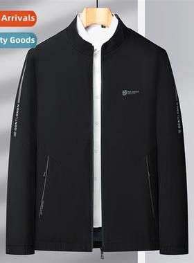 2023 new cadres casual stand-up collar jacket dad jacket mid