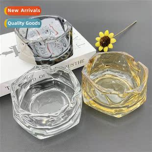 Ashtray home ins style simple luxury diamd glass ashtray nd