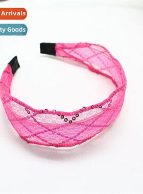 new headdress  accessories fabric sequins  b low  spring  su