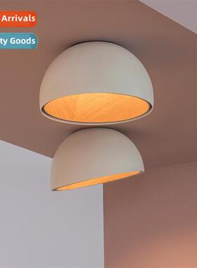 Scinavian Simple Round Bedroom Ceiling Light Flush Beveled C