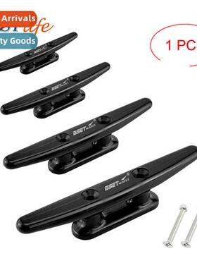 Black nyl bollard, rope bollard, bollard, rams horns, marine