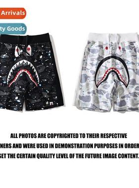 Summer new starry night light tide shorts Japanese teenage m