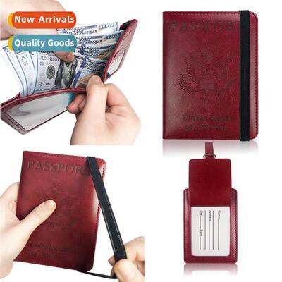 Multifunctial U.S. passport strap passport protector dollar