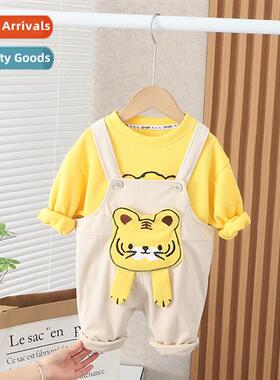 Spring boys lg-sleeved su spring secti   middle  small child