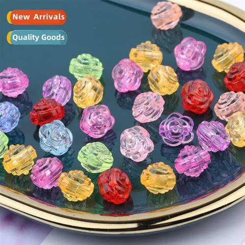 diy hmade beading materials weaving beads loose beads transp