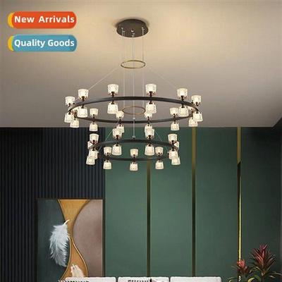 Modern minimalist art chelier Zhgshan home lighting light de