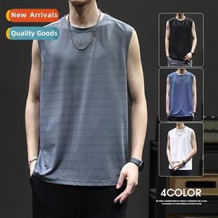 Mens undershirt modal cott summer ice silk sleeveless underw