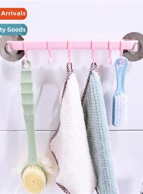 Kchen wall hooks 6 rows  hooks Creative bathroom no-hole n-t