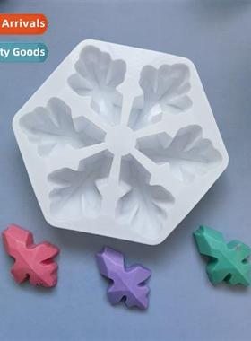 Silice large Snowflake Cake mold Chocolate Cake Jelly Puddin