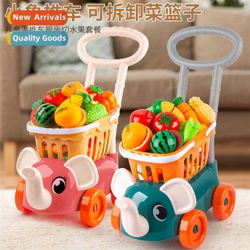 Childrens shopping cart supermarket cart baby toys trolley b