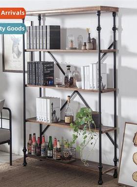 Scinavian minimalist style study bookshelf ir solid wood mod