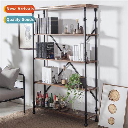 Scinavian minimalist style study bookshelf ir solid wood mod