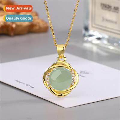 Min whirlwind hanfu temperament zirc imati jasper green jade