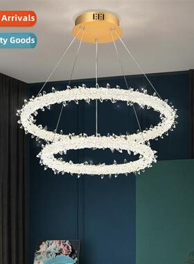 Modern light crystal chelier living room simple atmosphere d