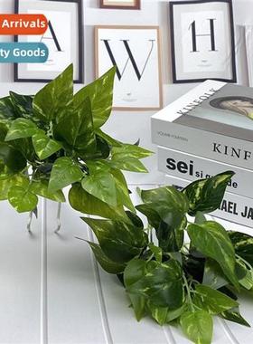 Simulati  greenery single bunch  7 forked green turtleback l